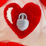Heart Lock Lighter- Silver