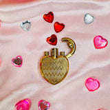 Heart Lock Lighter- Gold