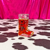 Clear Cowboy Boot Shot Glass