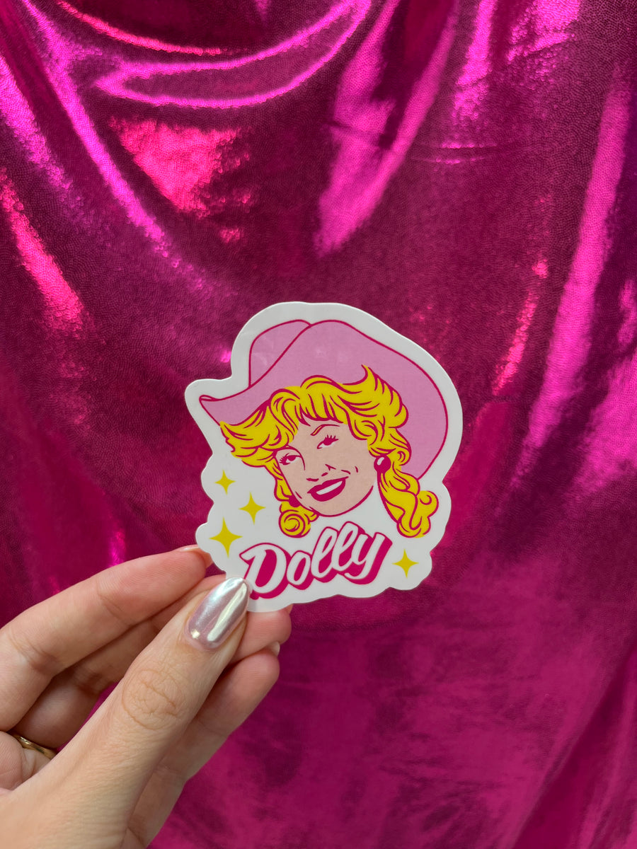 Dolly Cowgirl Sticker