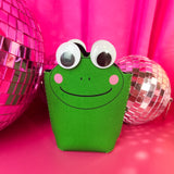 Googlie Eyed Frog Koozie