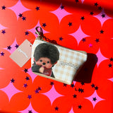 Monchhichi Zip Top Mini Pouch