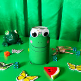 Googlie Eyed Frog Koozie