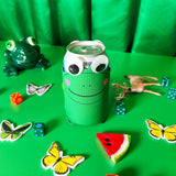 Googlie Eyed Frog Koozie