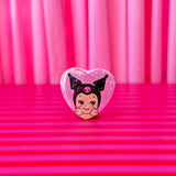 Kuromi Kewpie Button