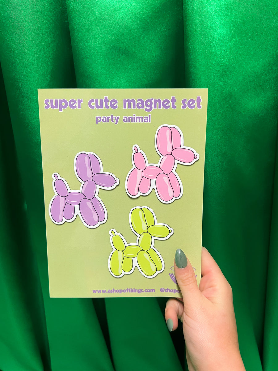 Party Animal Magnet Set