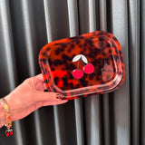 Cherry Acrylic Tray