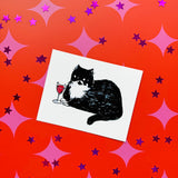 Pepper With A Fine Bordeaux Print