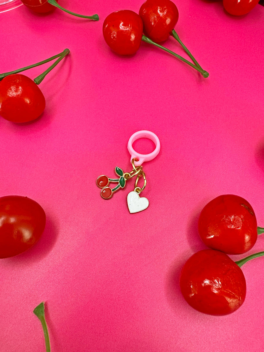 Lip Gloss Charm- Cherry