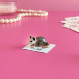 Opossum Mini Porcelain Figurine