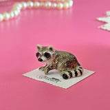 Raccoon Mini Porcelain Figurine