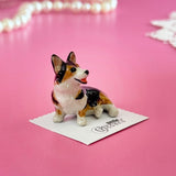 Corgi Mini Porcelain Figurine