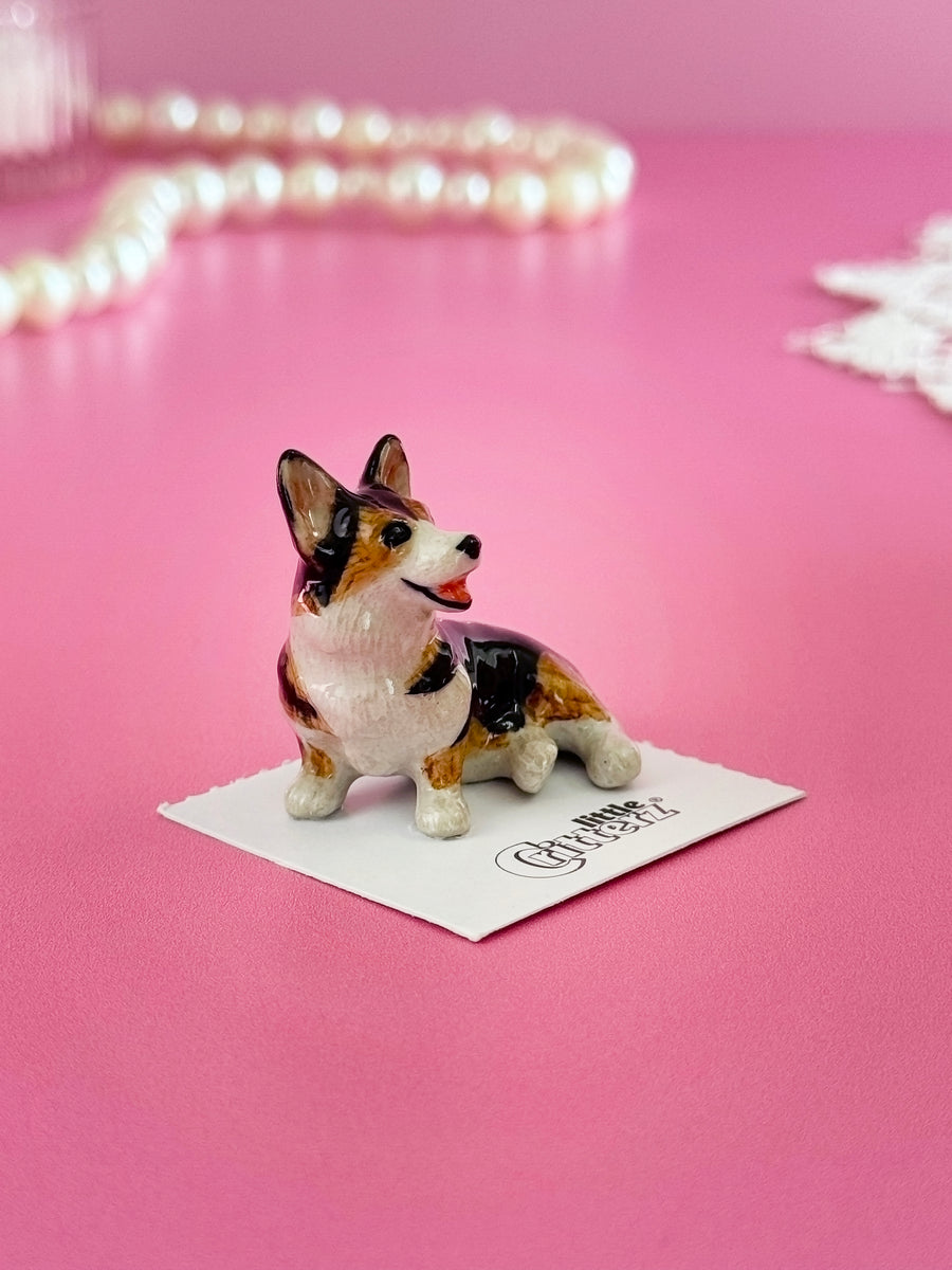 Corgi Mini Porcelain Figurine