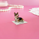 Corgi Mini Porcelain Figurine