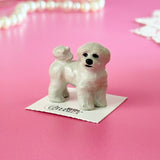 Bichon Frise Mini Porcelain Figurine