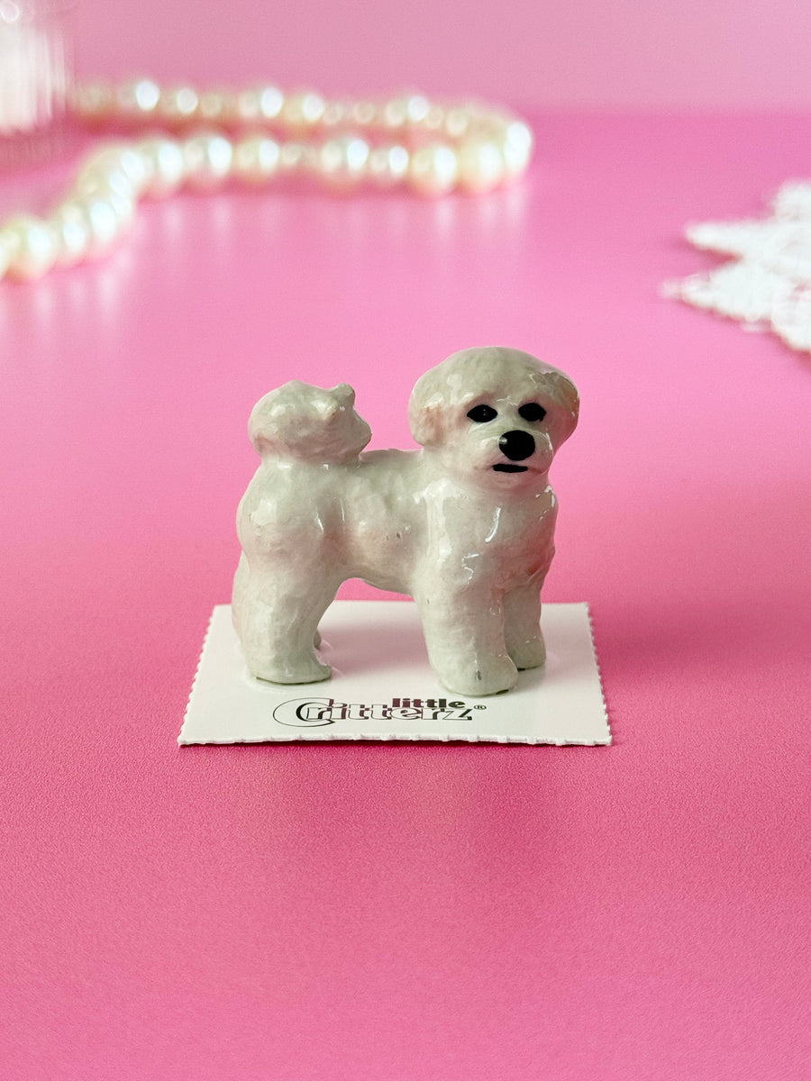 Bichon Frise Mini Porcelain Figurine