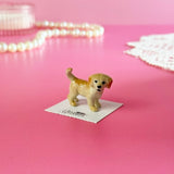 Golden Retriever Mini Porcelain Figurine