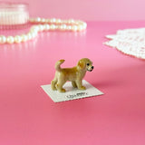 Golden Retriever Mini Porcelain Figurine