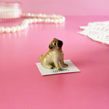 Pug Mini Porcelain Figurine