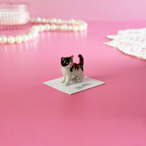 Calico Kitten Mini Porcelain Figurine