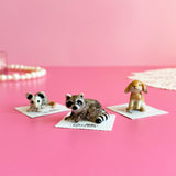 Opossum Mini Porcelain Figurine