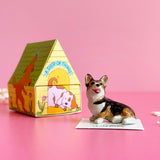 Corgi Mini Porcelain Figurine