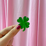 Glass Four Leaf Clover