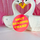 Smut Reading Champ Sticker