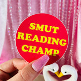 Smut Reading Champ Sticker