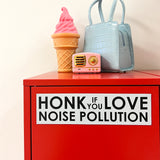 Noise Pollution Car Magnet