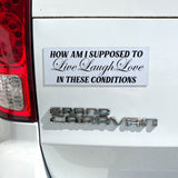 In These Conditions Car Magnet