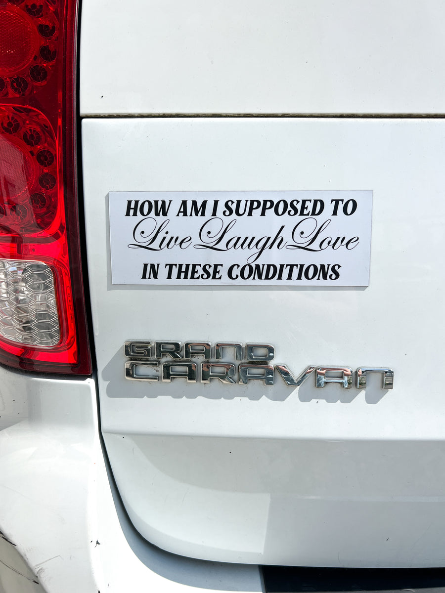 In These Conditions Car Magnet