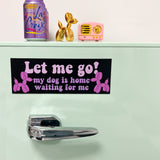 Let Me Go Car Magnet