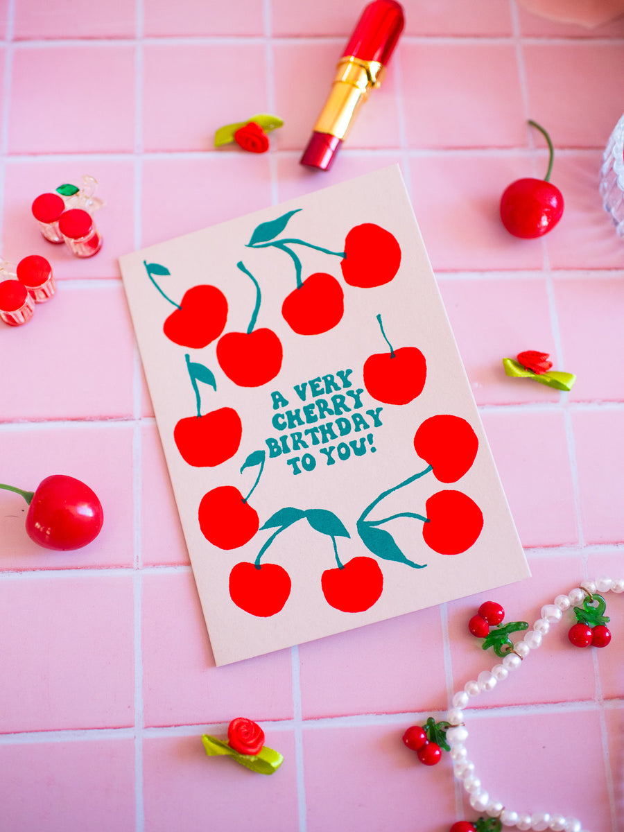 Very Cherry Birthday Card