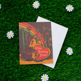 Armadillo Birthday Card