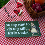 Silly Little Tasks Bumper Sticker