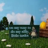 Silly Little Tasks Bumper Sticker