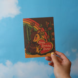 Armadillo Birthday Card