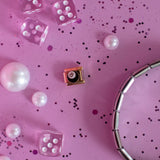 8 Ball Italian Charm- Gold