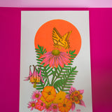 Butterfly Riso Print
