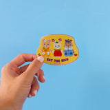 Eat The Rich Critter Sticker