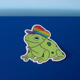 Gay Cowboy Frog Sticker