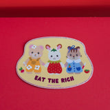 Eat The Rich Critter Sticker