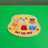 Eat The Rich Critter Sticker