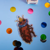 Clown Roach Sticker