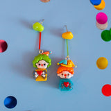 Clown Doll Earrings