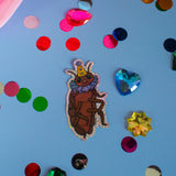 Clown Roach Sticker