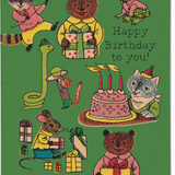 x Richard Scarry Critter Wishes Card