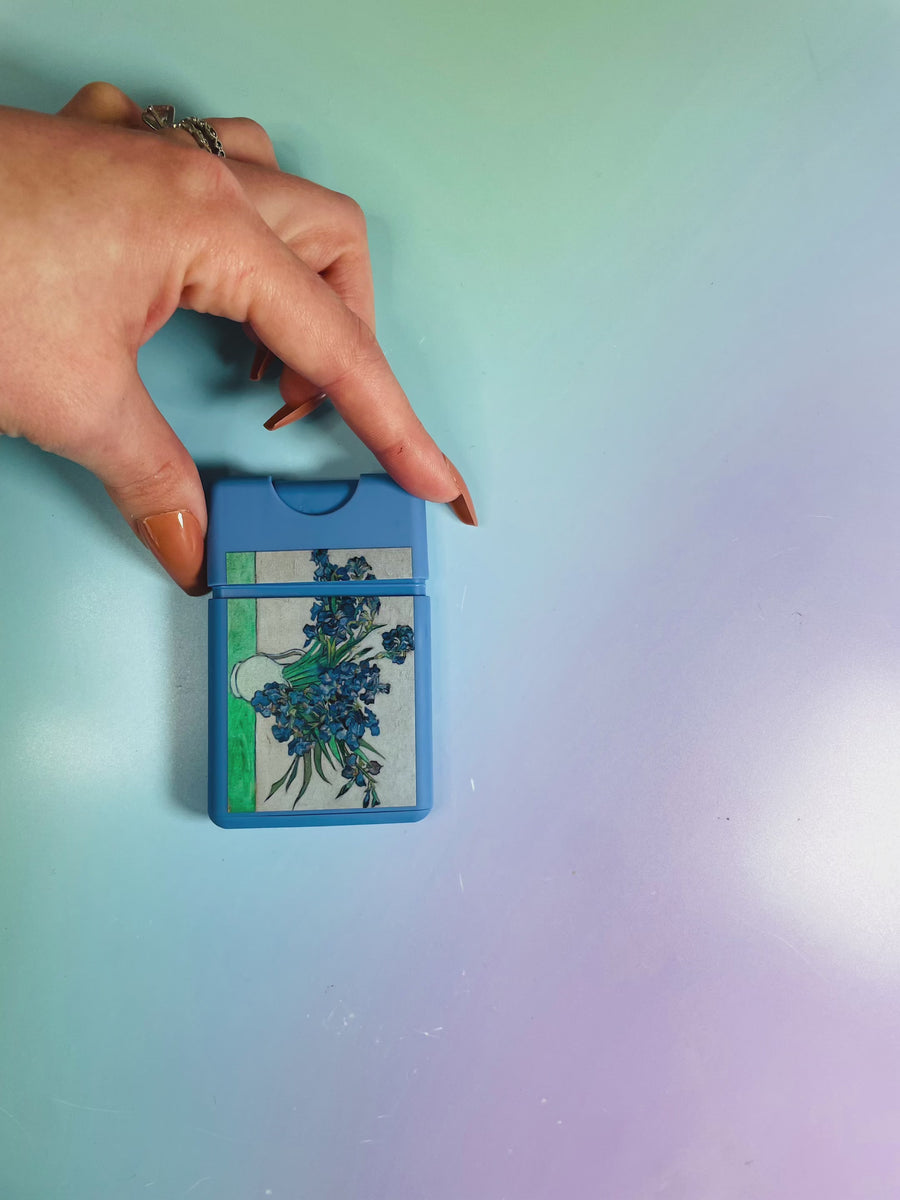 Van Gogh's Irises Vetiver Refillable Hand Sanitizer