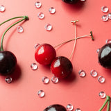 Gold Stem Cherry Earrings